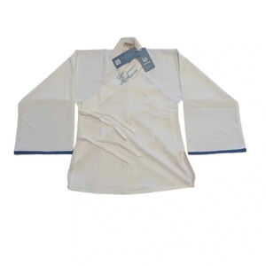 Kimono Ivory Long  Sleeve Shirt Size XL